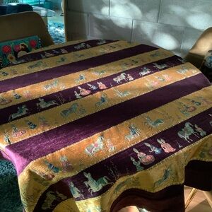 Ottoman raiders multicolor round table cloth